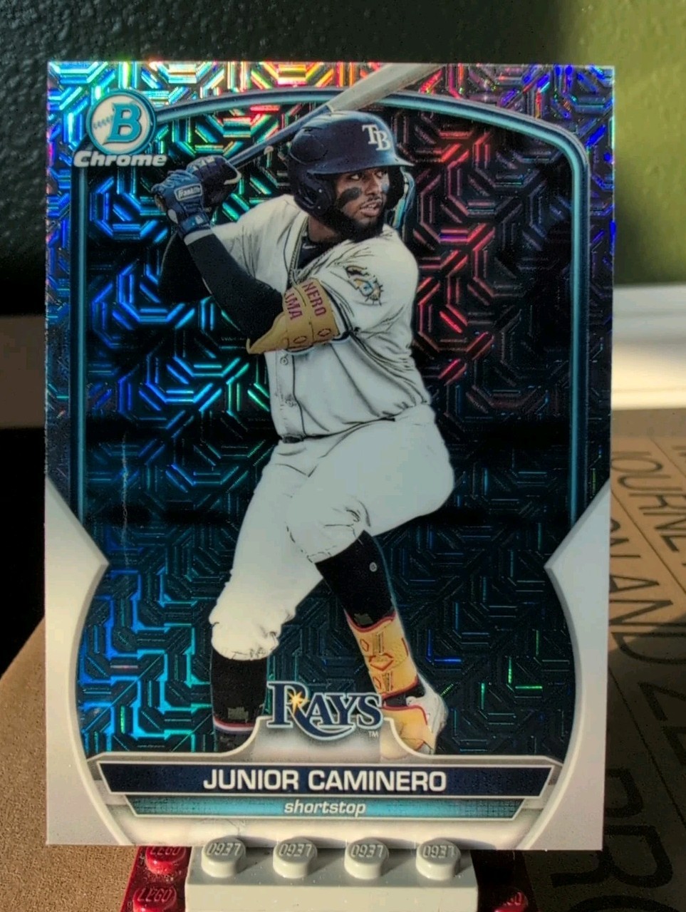 2023 Bowman Chrome - Prospects Junior Caminero #BCP-162 Mojo Refractor (RC)