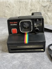 Vintage Polaroid Time Zero One Step Instant Land Camera Untested With Strap
