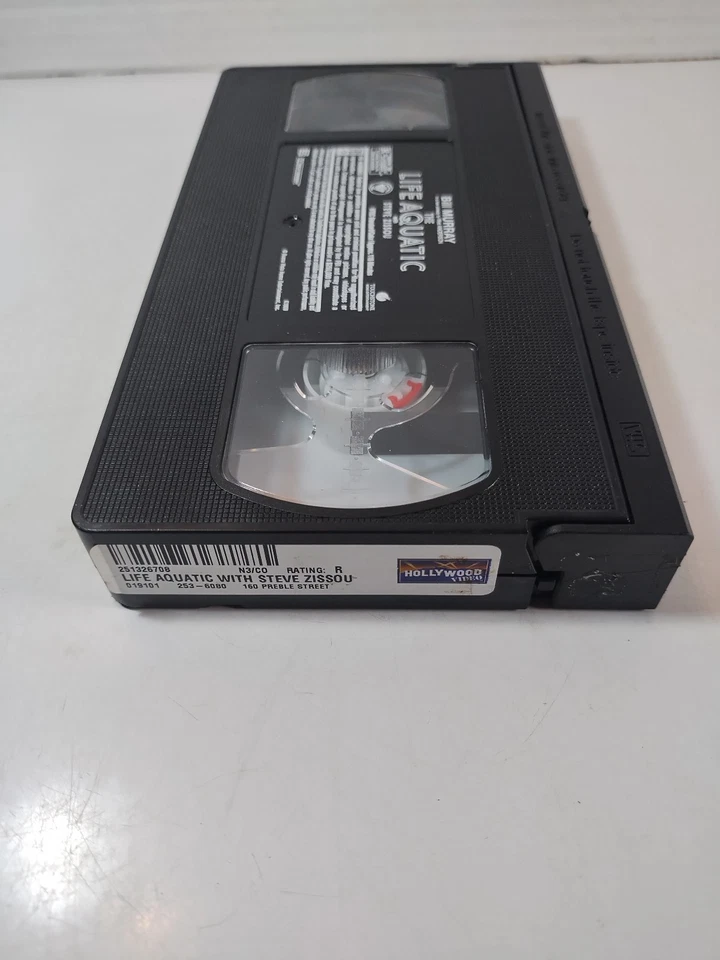 The Life Aquatic Steve Zissou VHS Tape Wes Anderson RARE Late Release 2005 Video - Image 4 of 4