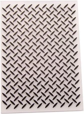 4.1 by 5.8 Inches Ellipse Shape Background Plastic Embossing Folders for Scrapbo