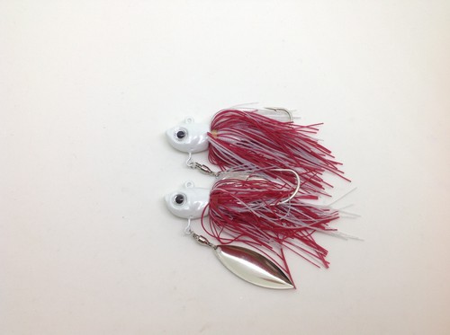 Big Jig Heads With Skirts + Under Spinner Spinnerbait Fishing Lures Soft plastic - Picture 26 of 37