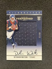 2017 Panini Preferred Rookie Silhouettes Deshaun Watson 52/99 RPA On Card RC /99