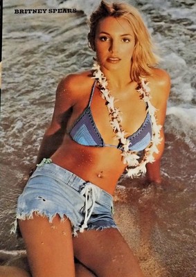 Britney Spears By George Holz 2000 Honolulu Hawaii Vintage Poster Ebay