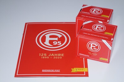 Fortuna Düsseldorf 125 Jahre - Album + 2 Display 2x50 Tüten NO PANINI Just stick