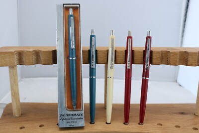 Vintage (um 1980) Paper Mate No. 98 Kugelschreiber, 11 Ausführungen, UK-Verkäufer