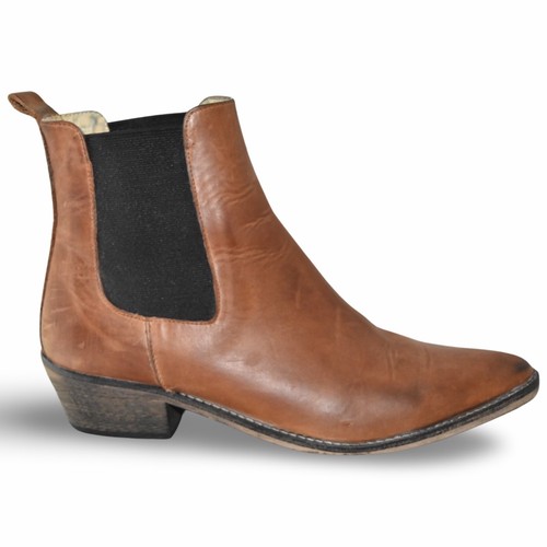 IVYLEE COPENHAGEN Stella Leather Boots - Dark Tan - Size 40 (AU9) - EUC - Picture 7 of 9