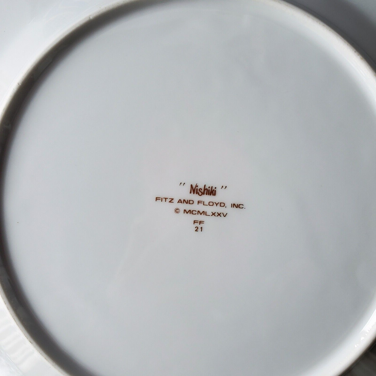 Rare 1970's Fitz and Floyd Nishiki Dinner Plates - Set of Three | eBay