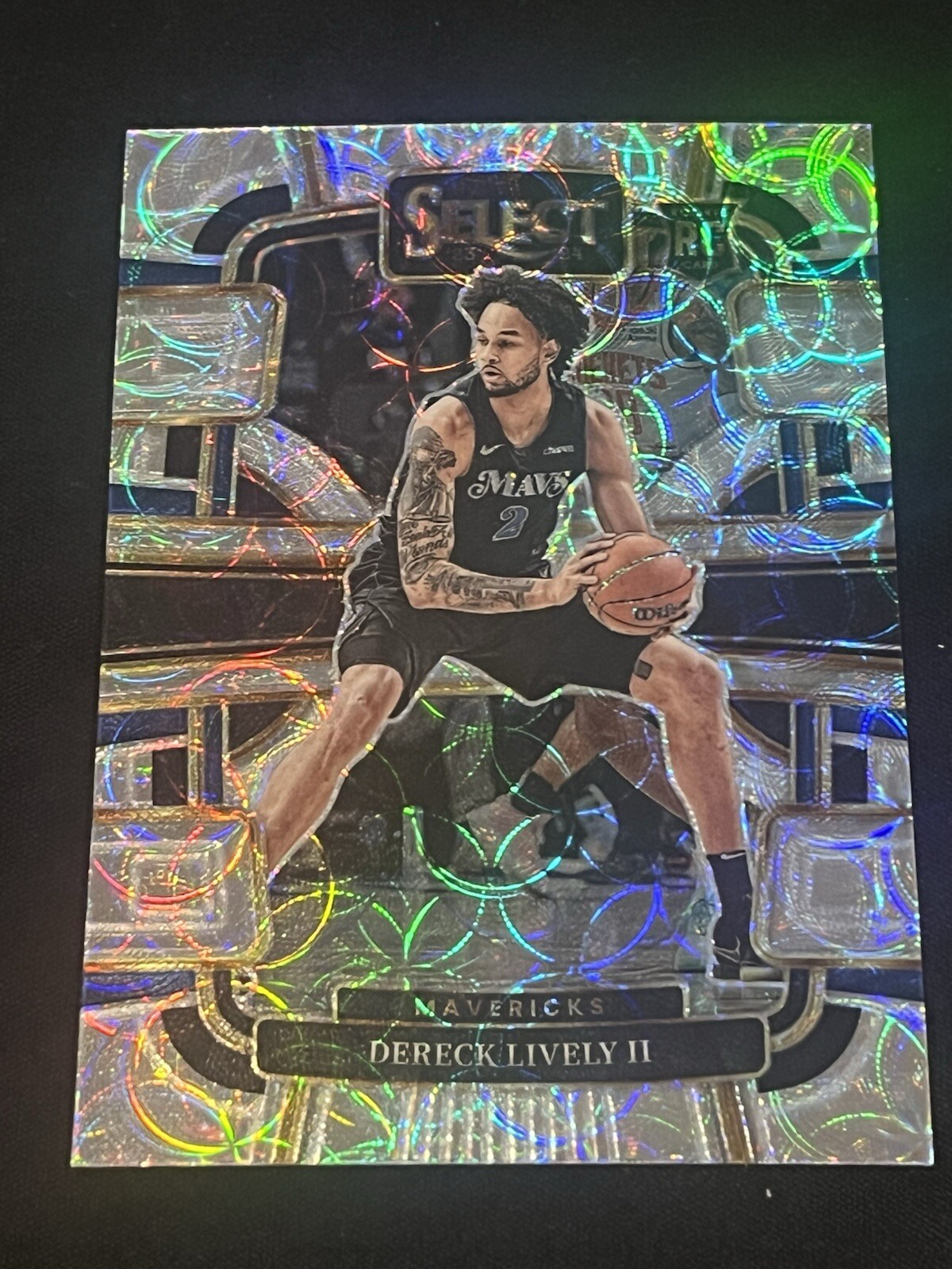2023-24 Panini Select - Concourse Scope Prizm #76 Dereck Lively (RC) Rookie Mavs