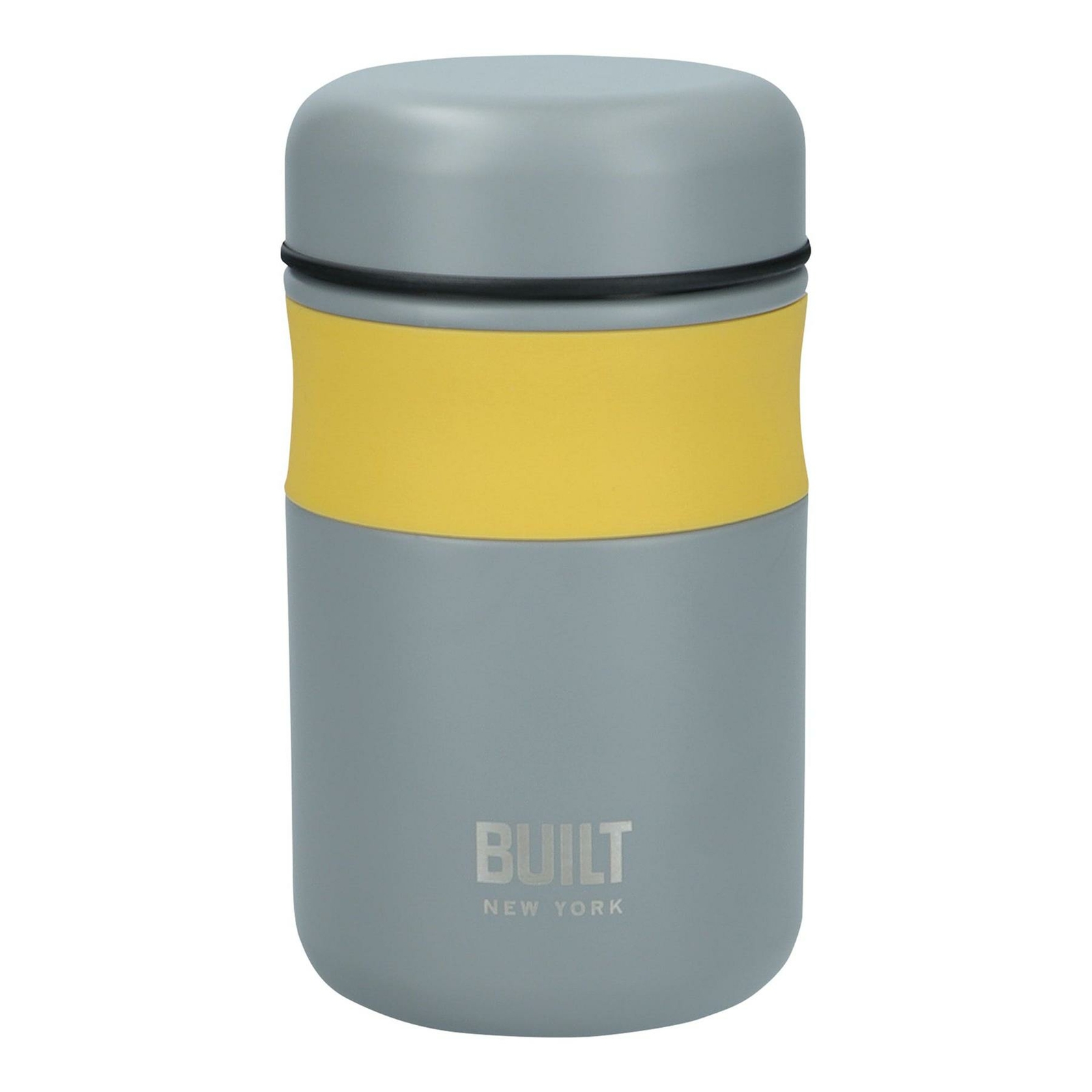 Kitchencraft BUILT 490ml Food Flask - Grey & Yellow