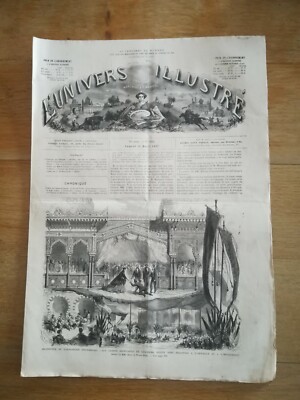 tf632 Journal l'univers illustré BE gravures - 1867 N°632