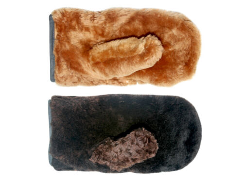 Auténticos guantes de piel de oveja del ejército de la Unión Soviética clima frío - Imagen 2 de 7