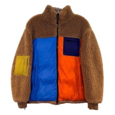 Clothing Coats Reebok Women's Colorblock Sherpa Puffer Jacket