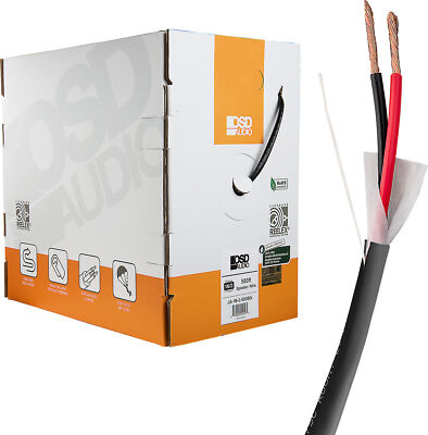 OSD 16/2 CL3 Direct Burial Speaker Wire 500' Black
