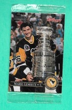 (1) MARIO LEMIEUX 1995-96 KELLOGGS # NO PENGUINS THE CUP  SEALED CARD (G9297)