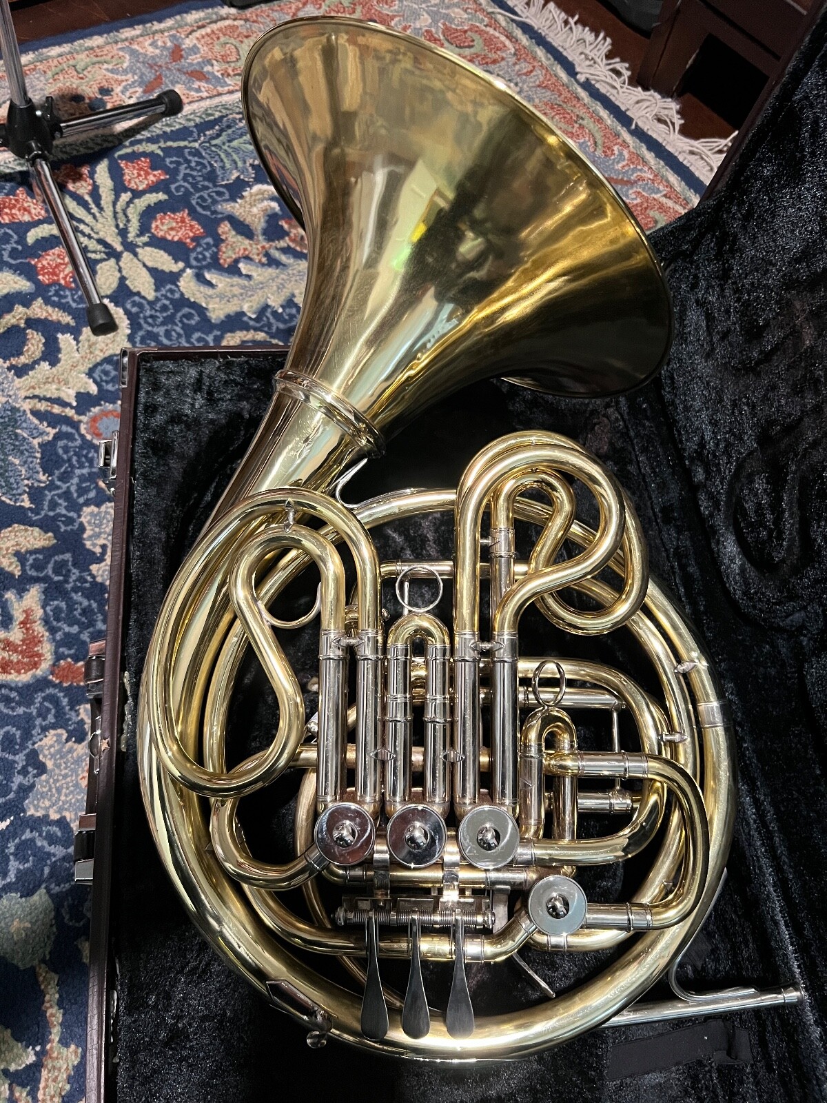 Yamaha YHR668 D. Double French Horn Brass with Detachable Bell. IN