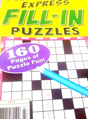 7 brand New      Dell Crosswords Puzzle Pocket                 Fill In, All Easy