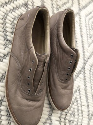 Frye Mens Gavin Deck Casual Shoe Brown Leather Size 10M Slip  display picture 3