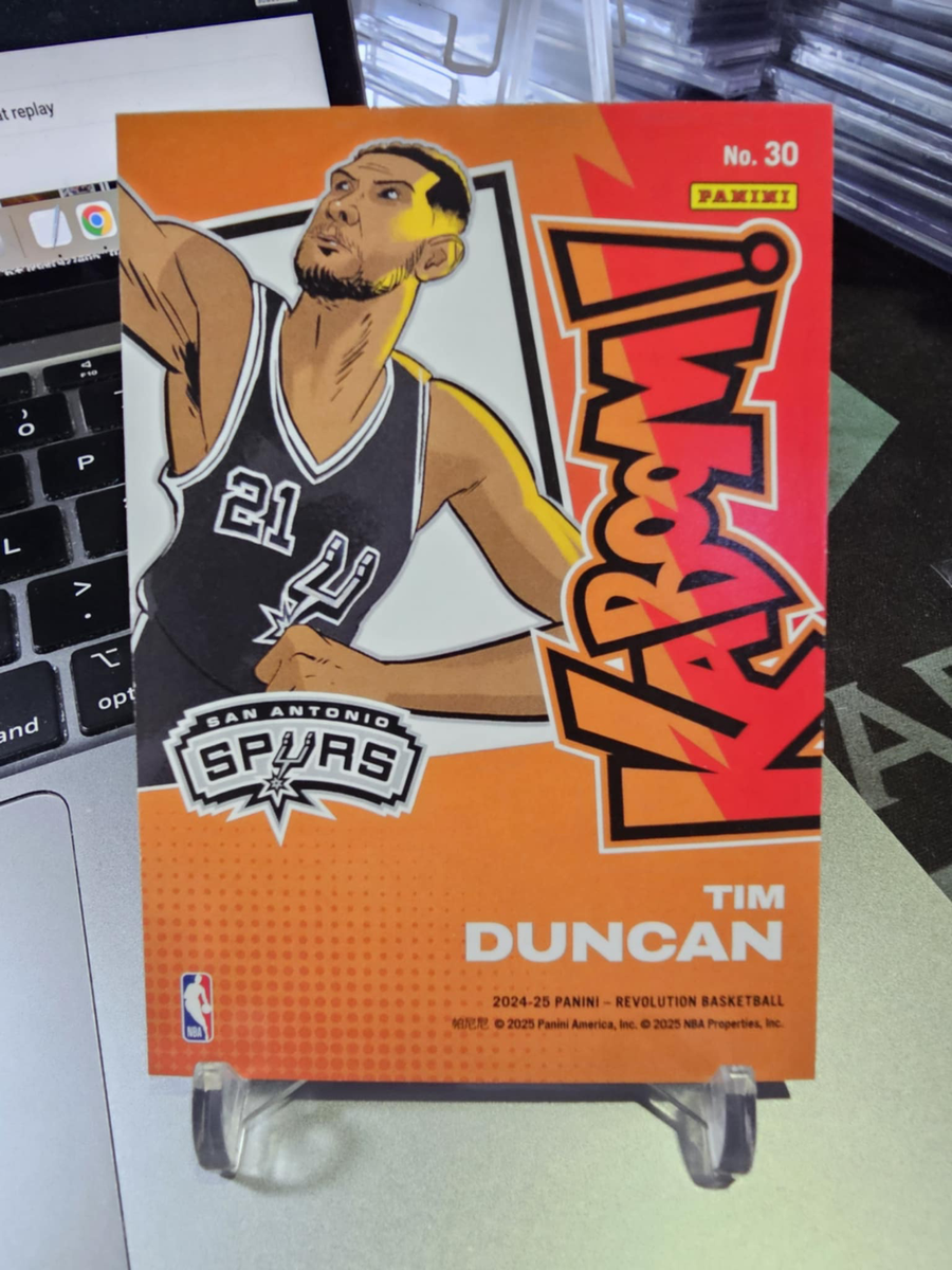 2024-25 Panini Revolution Tim Duncan Kaboom #30 SSP CASE HIT! | eBay