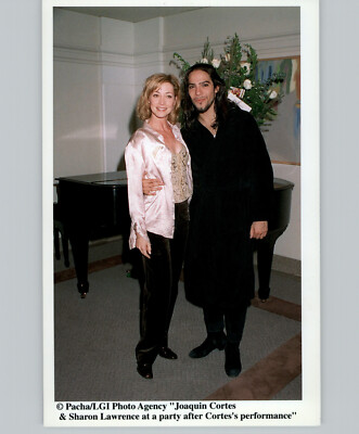 Joaquin Cortes & Sharon Lawrence Press Photo Behind The Scenes after party 1990s