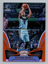 MarShon Brooks Certified Mirror Orange #35 Memphis Grizzlies 1/99