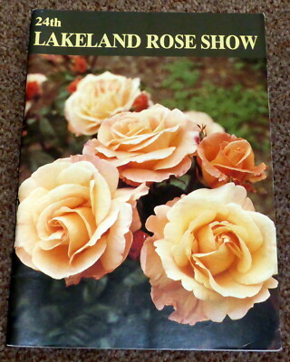 VINTAGE 24. LAKELAND ROSE SHOW 1985 LEITFADENPROGRAMM - LORD ABERCONWAY KOSTENLOSER VERSAND