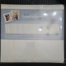 Bridal Inspirations12 x 12 White Floral Scrapbook Photo Album Wedding Open item