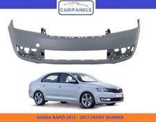SKODA RAPID SPACEBACK FRONT BUMPER 2013 - 2017 PRIMED NEW OE 5JA807221