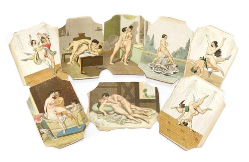 Peter Fendi: Collection of Biedermeir Erotic Illustrations - Picture 3 of 3
