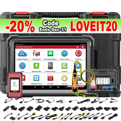 LAUNCH X431 PRO3S+ V+ Smartlink HD Car Heavy Truck OBD2 Scanner Diagnostic Tool