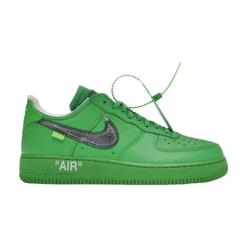Nike Air Force 1 Low Off-White Spark Green Brooklyn Slime DX1419 300 Sz 14