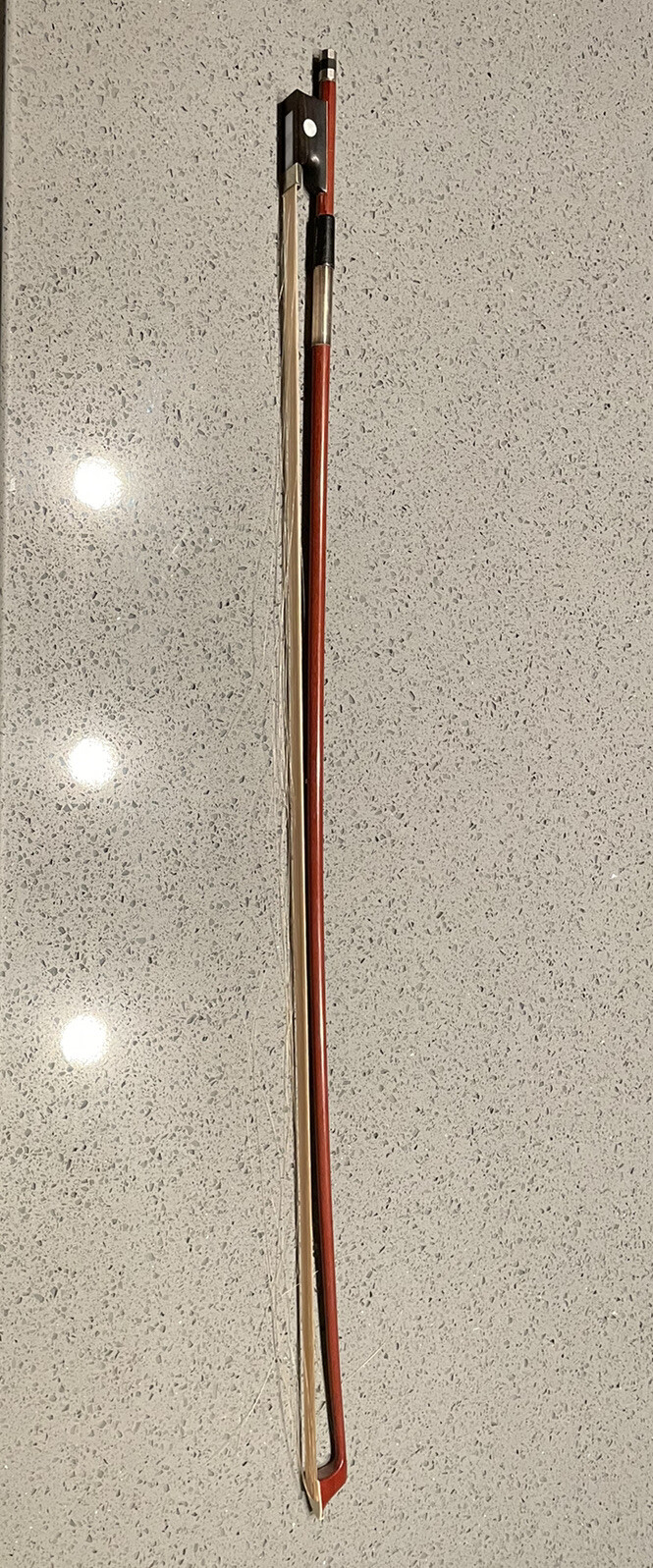 Vintage UnMarked Violin Bow 4/4 with Mother of Pearl Inlay 29" eBay