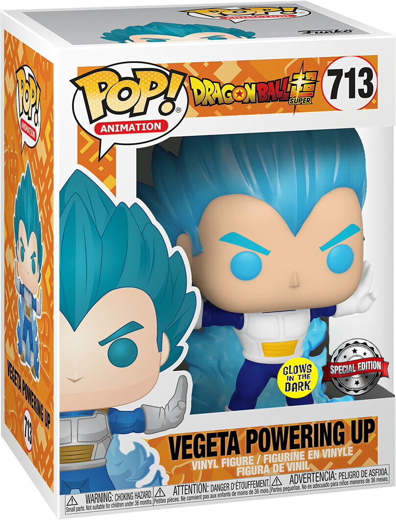 Funko Pop Dragon Ball Super - Vegeta Powering Up 713 (glow In The