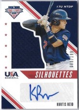 Kurtis Reid - 2020 Panini USA Stars & Stripes Rookie Silhouettes Relic Auto /199