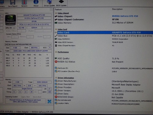 GIGABYTE GeFORCE GTS 450 512MB SDRAM PCI-E GRAFIKKARTE 2xDVI mini-HDMI #GK7174 - Picture 4 of 4