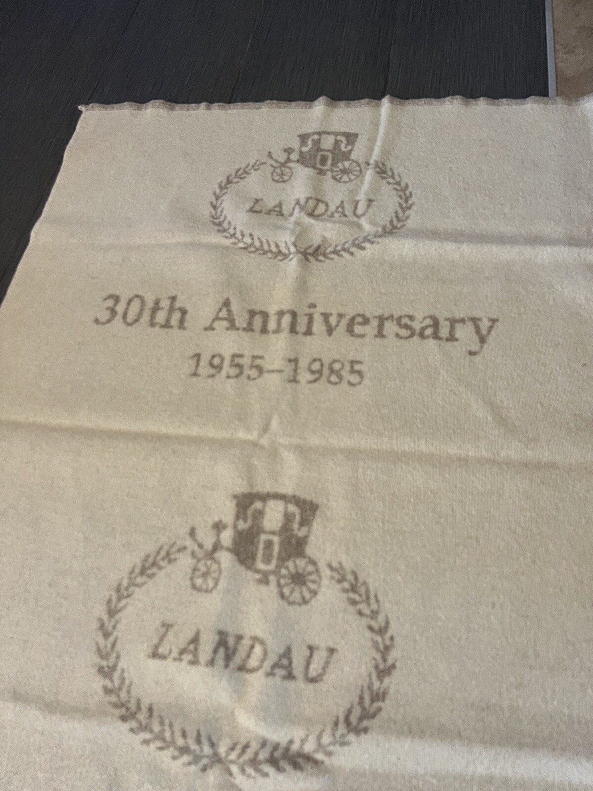 Vintage 1985 Samband Of Iceland Landau 30th Anniversary Wool Throw