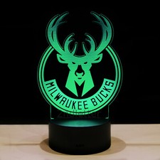 Milwaukee Bucks Giannis Antetokounmpo Eric Bledsoe Light Lamp Collectible Gift