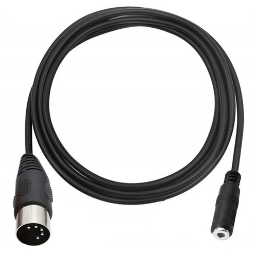5ft MIDI DIN 5Pin Male to 3.5mm Jack Plug Female Stereo Aux Audio Cable 1.5m - Picture 5 of 6