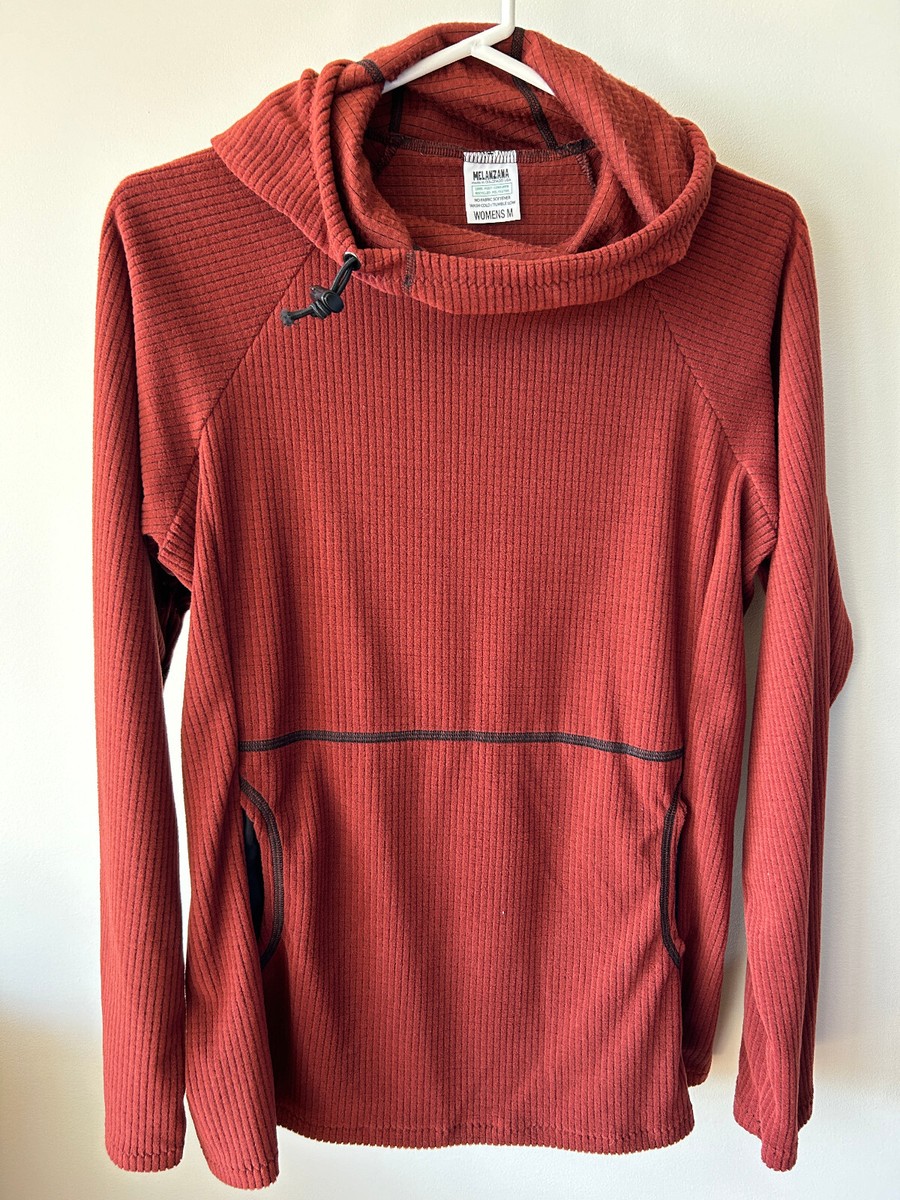 New Melanzana Women's Medium Canyon Rust Microgrid V2 Hoodie