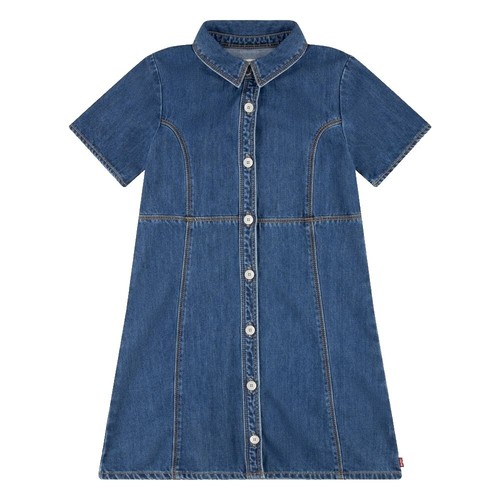 white christmas dresses MY OWN MUSE HIGH LOW RHINESTONE DENIM MIDI DRESS – AKIRA main image 0