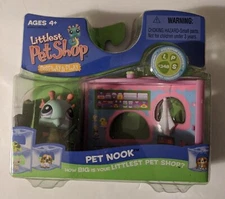 Littlest Pet Shop Pet Nook #348 Seahorse Aquarium Friends  Hasbro 2006 LPS
