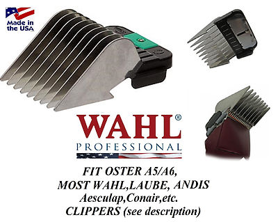 Wahl 7/8''Stainless Steel Attachment Guide CombFit KM5 KM10 KM2,Andis AGC Clipper