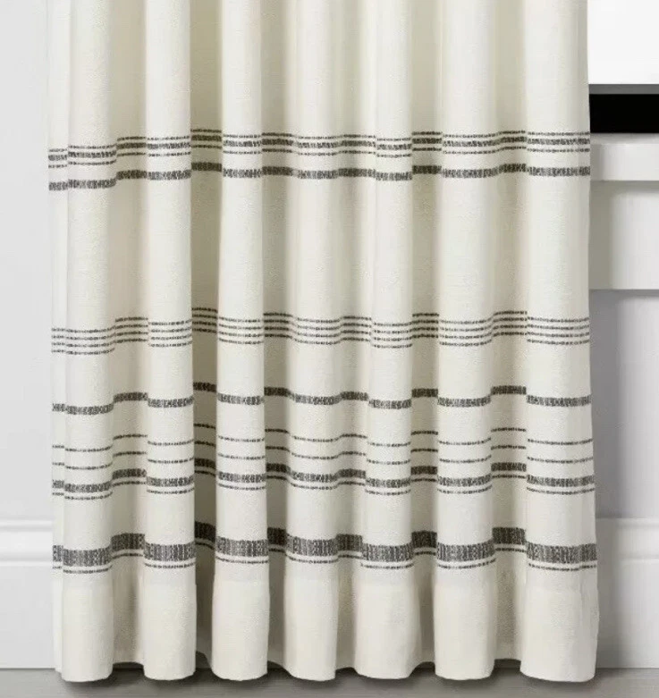 Hearth Hand Magnolia Curtain Engineered Hem Gray Sour Cream