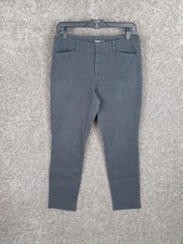 Old Navy Pixie Ankle Pants Womens 8 Gray Mid Rise Skinny Stretch Casual Career