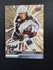 2023-24 Upper Deck Series 1 Outburst 52 Columbus Blue Jackets Adam Boqvist  NrMt