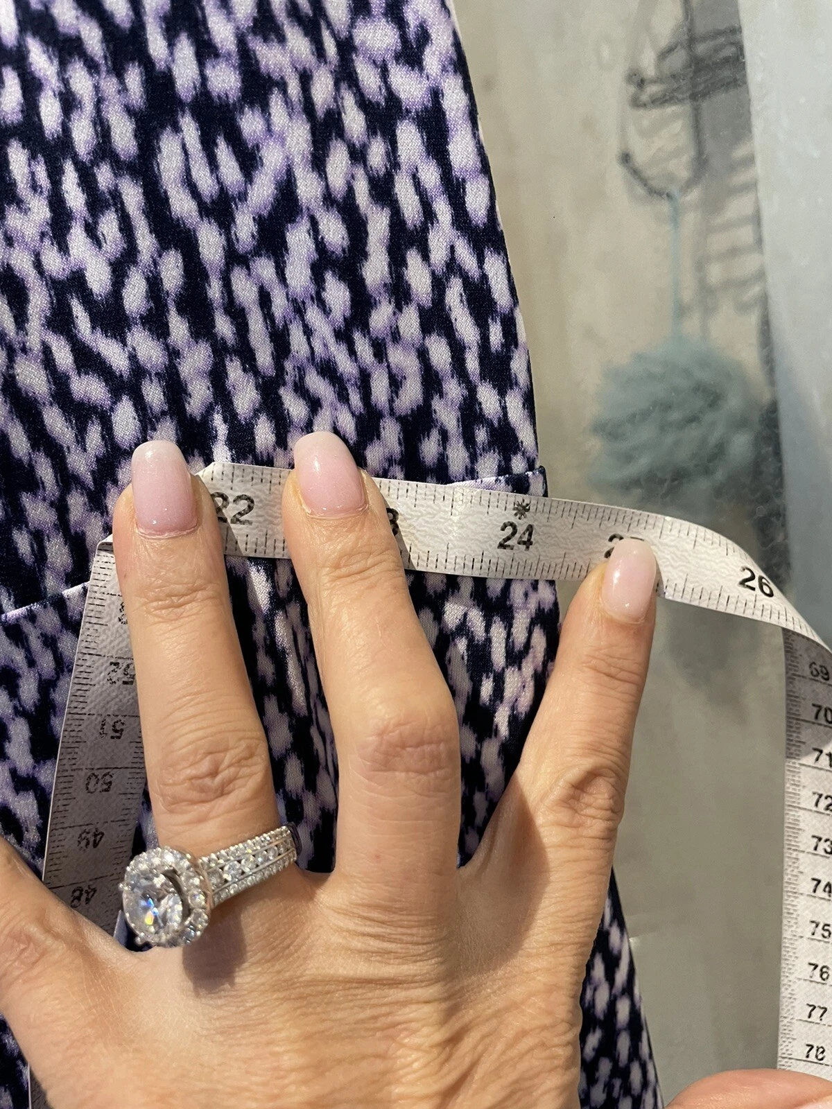 Abito casual Michael Kors donna viola aderente svasato 2X più nuovo con etichetta