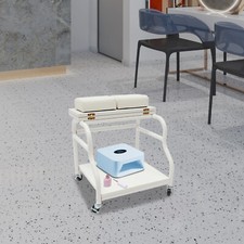Portable Esthetician Trolley Cart, Trolley Cart with Wheels, Foot Bath Cart