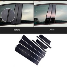 Gloss Black Pillar Posts Door Trim Fits For Mazda 3 Axela 2006-2012 2011 2010