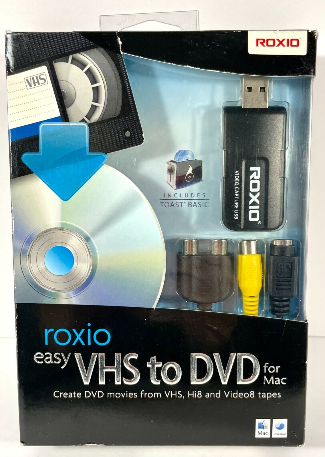 Roxio Easy VHS to DVD (Retail) (1 User/s) - Full Version for Mac 243100
