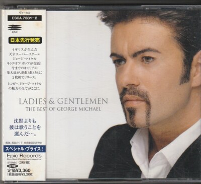 George Michael   Ladies & Gentlemen Japan CD w/obi ESCA 7381~2