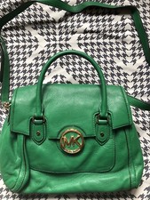 Michael Kors Green Leather Satchel